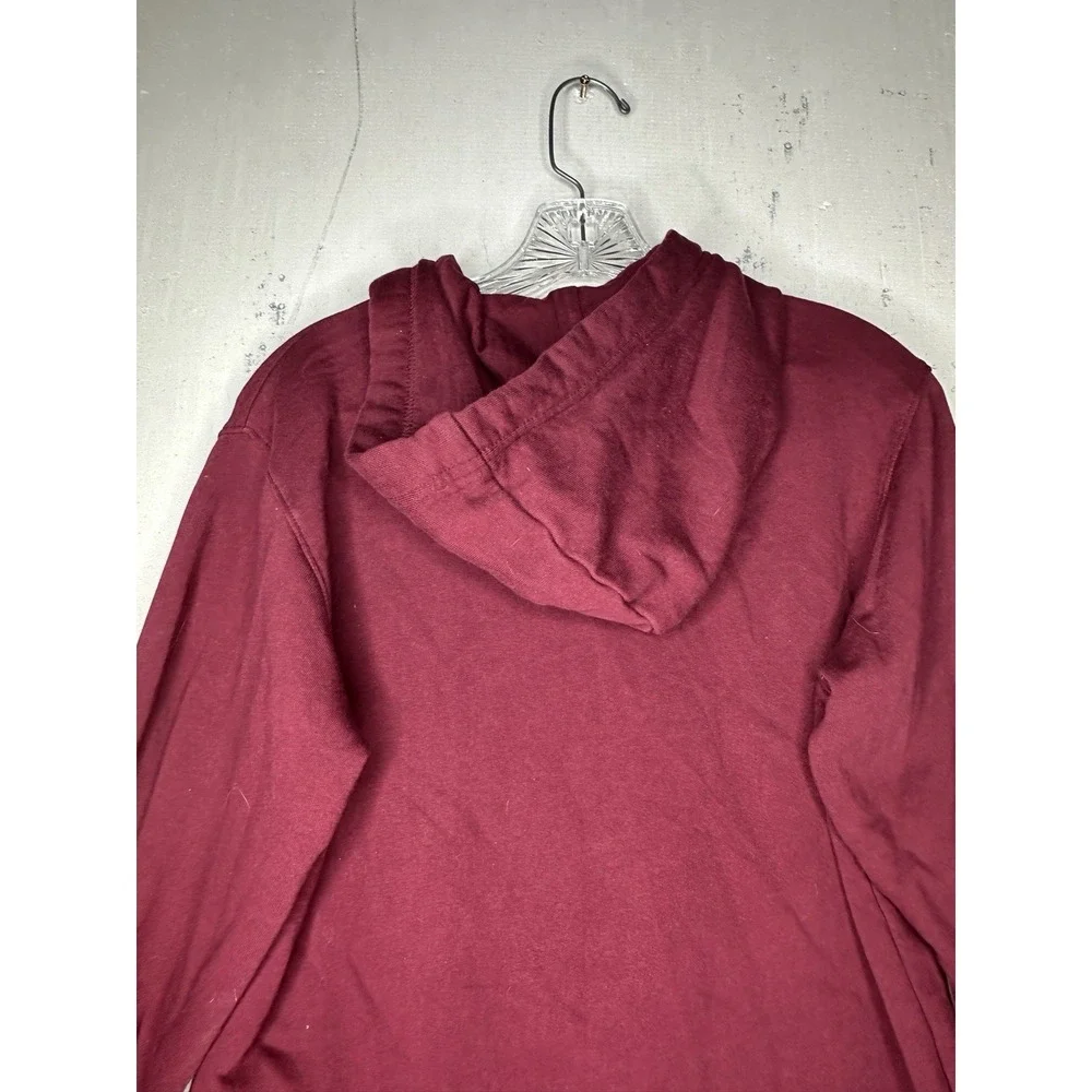 True Religion Brand Jeans TR Zip Maroon Hoodie | Tagged Size: S/P